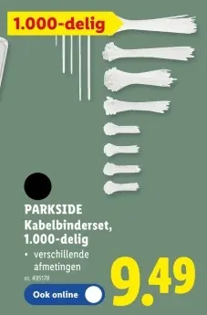 Promotie: Kabelbinderset