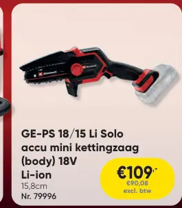 Aanbieding: GE-HC 18 Li T Solo accu tuin-multitool 2-in-1