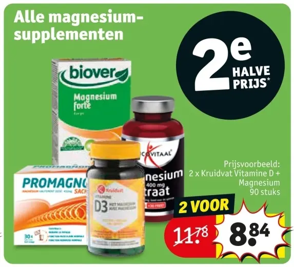 Promotie: Alle magnesium supplementen
