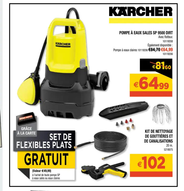 Offre: Pompe à eaux sales sp 9500 dirt
