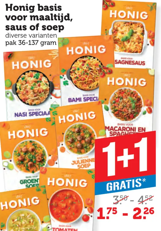 Aanbieding: Honig basis voor maaltijd, saus of soep