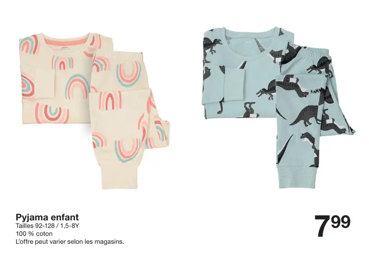 Offre: Pyjama enfant