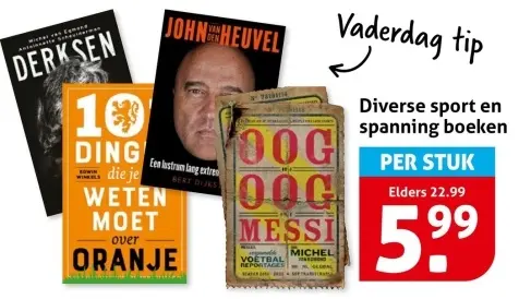 Diverse sport en spanning boeken