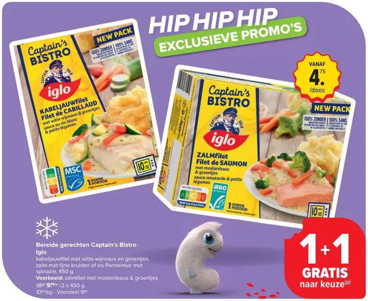 Aanbieding: Bereide gerechten Captain's Bistro 