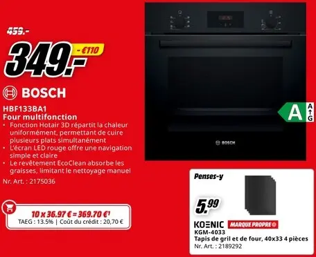 Offre: Four multifonction