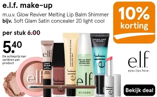 Aanbieding: e.l.f. make-up