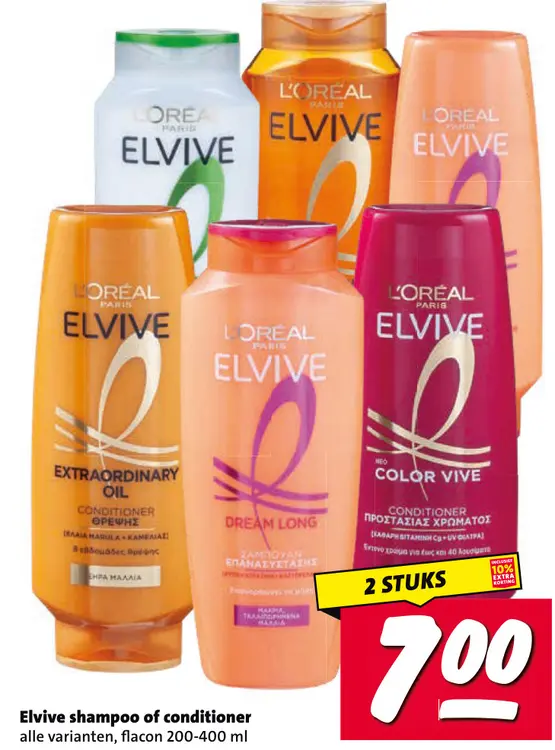 Aanbieding: Elvive shampoo of conditioner