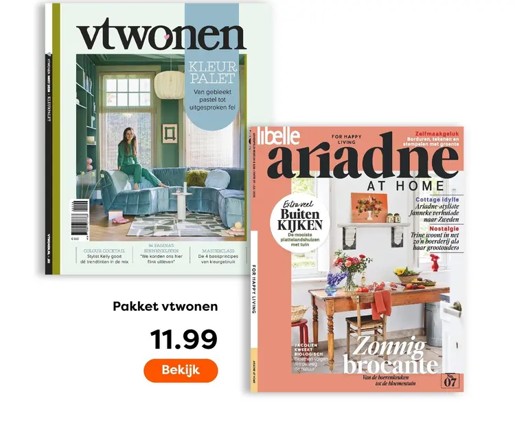 Aanbieding: Pakket vtwonen