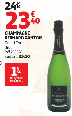 Offre: Bernard Gantois Champagne Grand Cru Brut