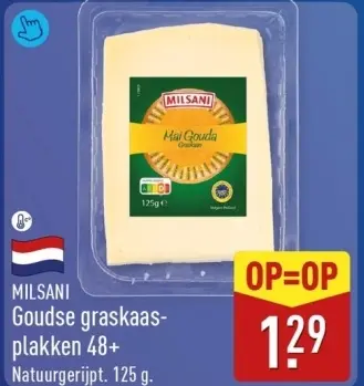 Aanbieding: Goudse graskaas-plakken 48+