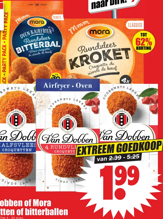 Aanbieding: Kroketten of bitterballen