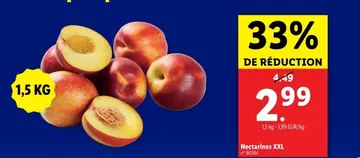 Offre: Nectarines XXL