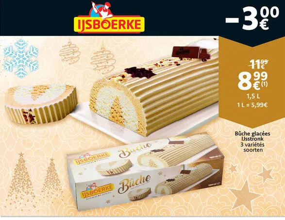 Offre: Bûche glacées IJsstronk