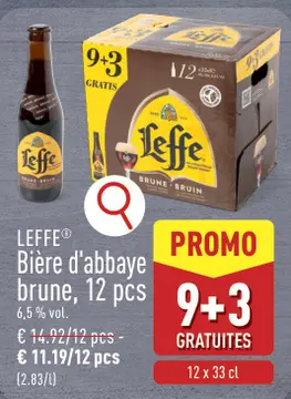 Offre: LEFFE® Bière d'abbaye brune