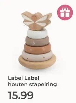 Aanbieding: houten stapelring