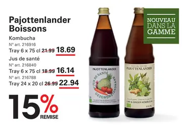 Offre: Pajottenlander Boissons