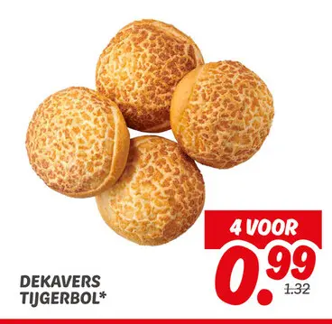 Dekavers tijgerbol