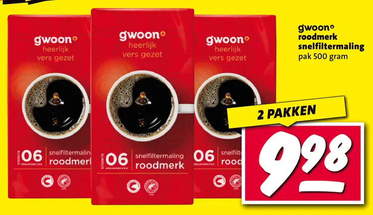 Aanbieding: Roodmerk snelfiltermaling