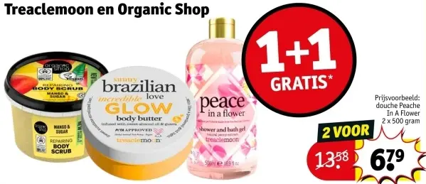 Aanbieding: Treaclemoon en Organic Shop