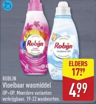 Aanbieding: Vloeibaar wasmiddel