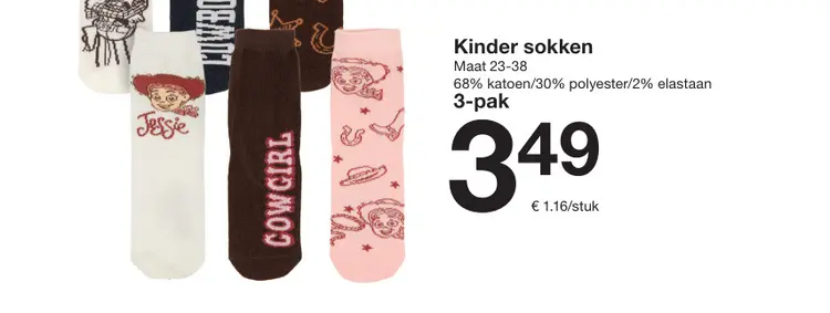 Promotie: Kinder sokken