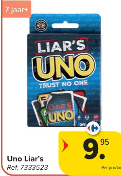 Promotie: Uno Liar's