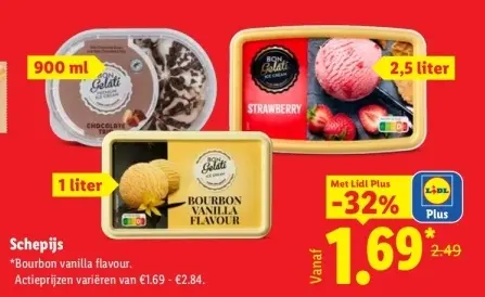 Aanbieding: Schepijs