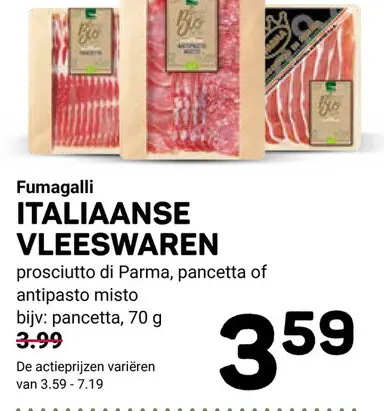 Aanbieding: Italiaanse vleeswaren