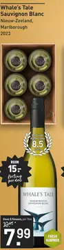 Aanbieding: Whale's Tale Sauvignon Blanc 75CL Wijn