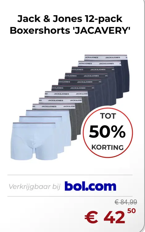 Aanbieding: Boxershorts 'JACAVERY'