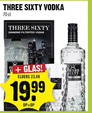 Aanbieding: Three sixty vodka