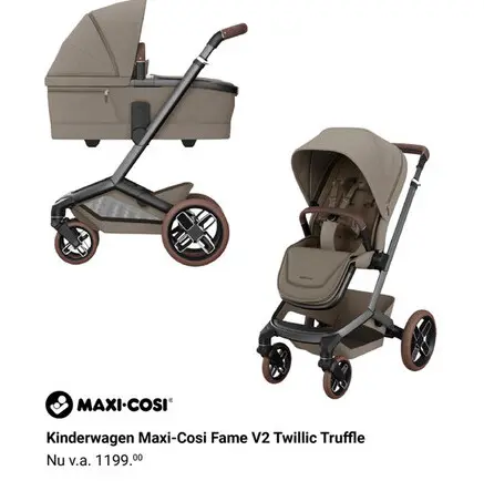 Aanbieding: Kinderwagen Maxi-Cosi Fame V2 Twillic Truffle