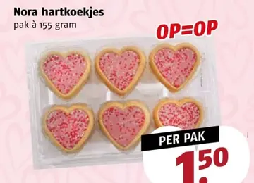 Aanbieding: Nora hartkoekjes