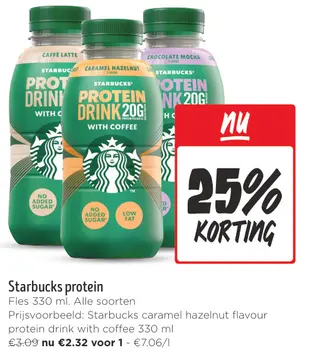 Aanbieding: Starbucks protein