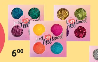 Offre: Just di! Feel Good Glitter Palettes