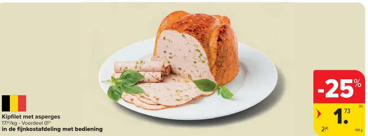 Promotie: Kipfilet met asperges