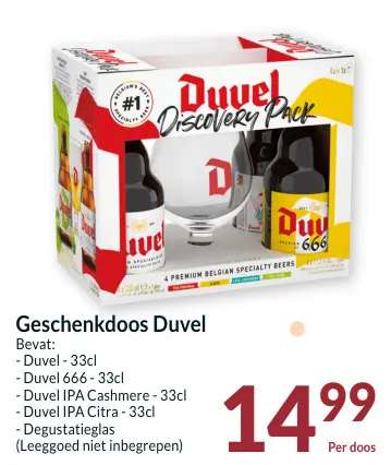 Aanbieding: Geschenkdoos Duvel Discovery Pack