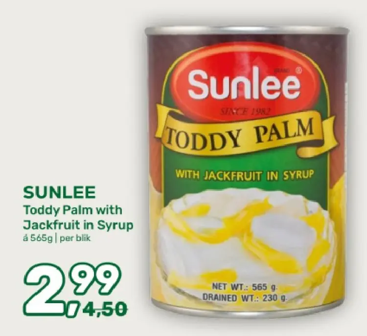 Aanbieding: Toddy Palm with Jackfruit in Syrup