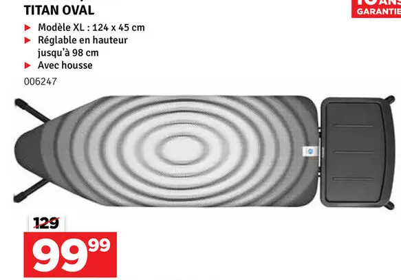 Offre: Titan oval