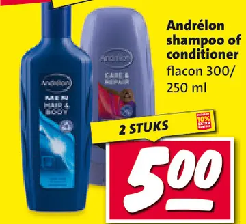 Aanbieding: Andrélon shampoo of conditioner