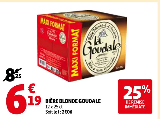 Offre: Bière blonde Goudale