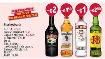 Aanbieding: Sterke drank
