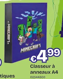 Offre: Classeur à anneaux A4