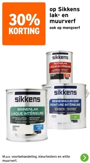Aanbieding: Lak- en muurverf