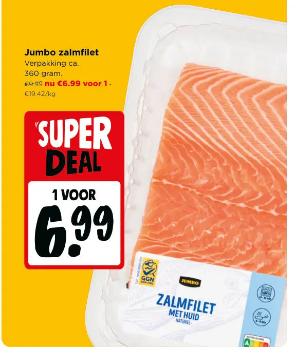 Promotie: Jumbo Zalmfilet