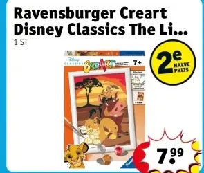 Aanbieding: Ravensburger Creart Disney Classics The Lion King