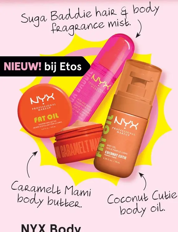 Aanbieding: NYX Body Assortiment