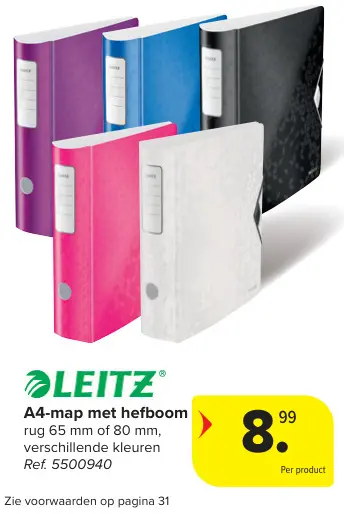 Offre: A4-map met hefboom