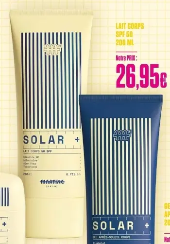 Offre: Lait corps spf 50