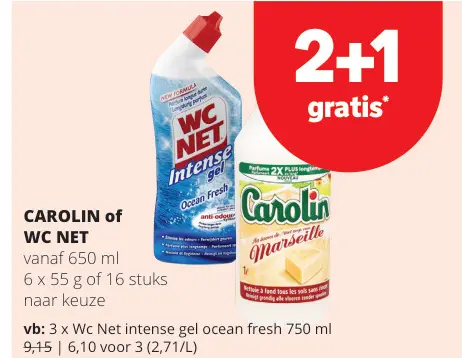 Promotie: CAROLIN of WC NET